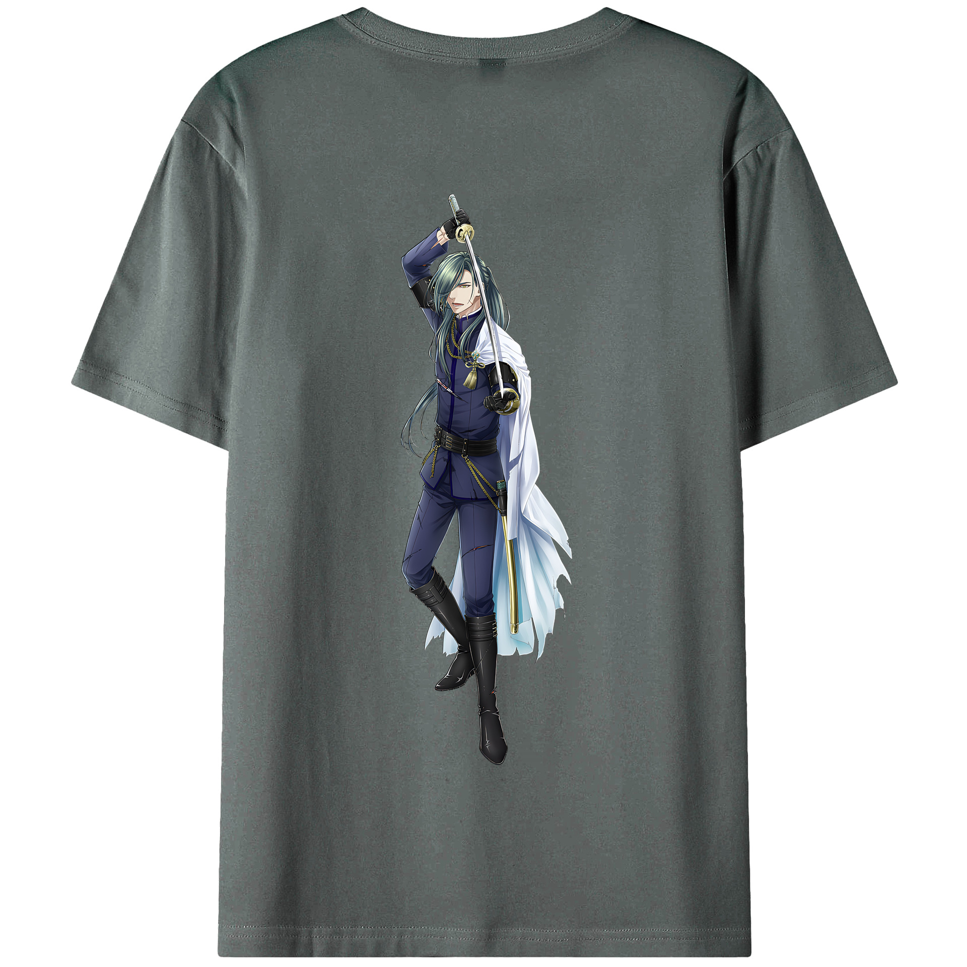 （画像用） 刀剣乱舞 Touken Ranbu 綿100％半袖Tシャツ（背面プリント）